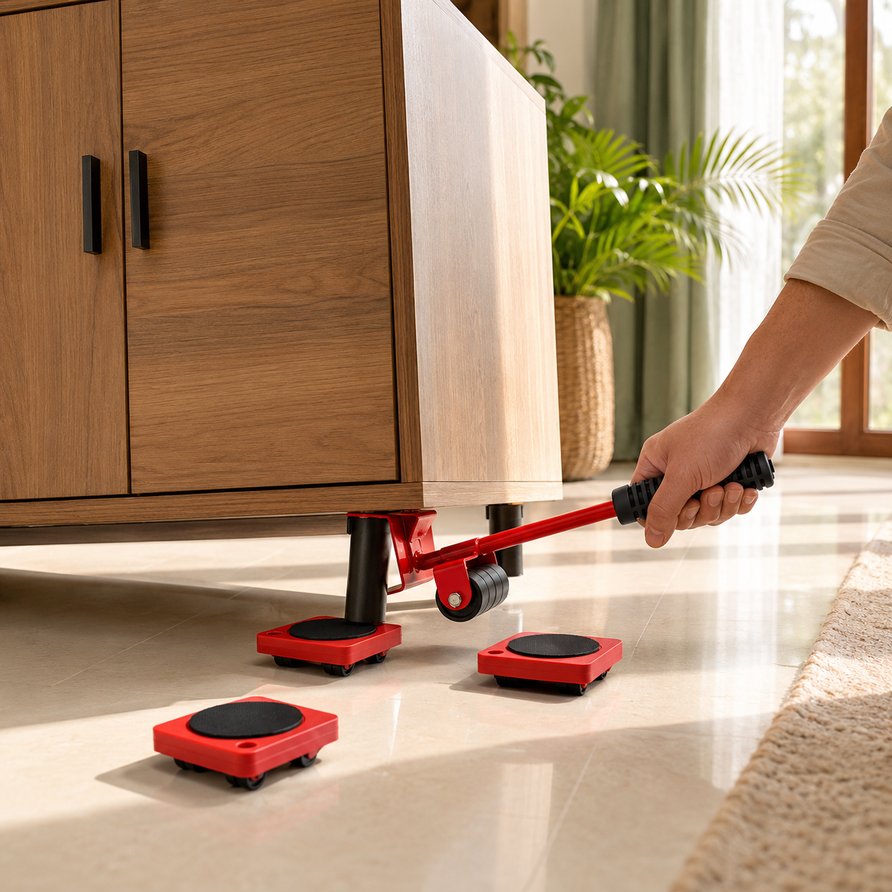 Movora GlidePro Furniture Wheel Pads for Easy Moving